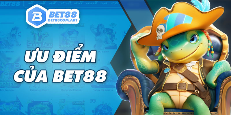 Ưu điểm nổi bật của trang chủ BET88